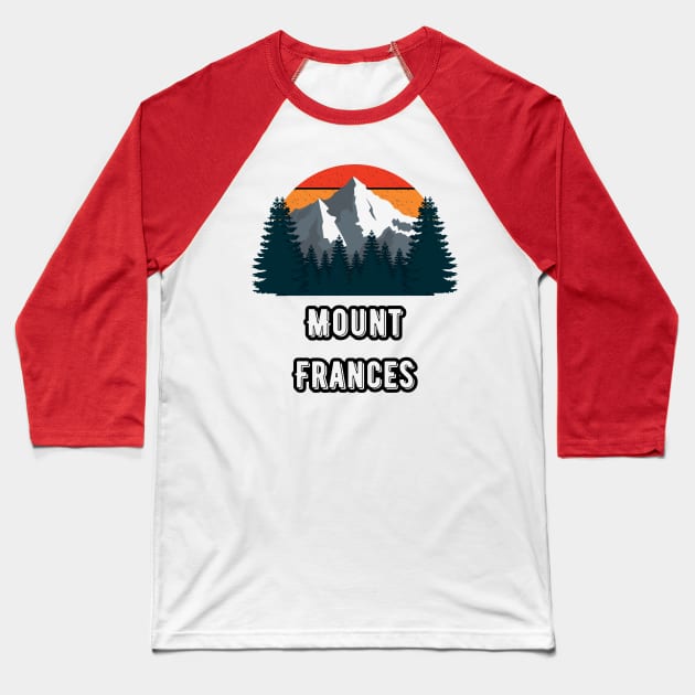 Mount Frances Baseball T-Shirt by Canada Cities